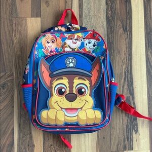 Blue and Red Paw Patrol Kids Backpack